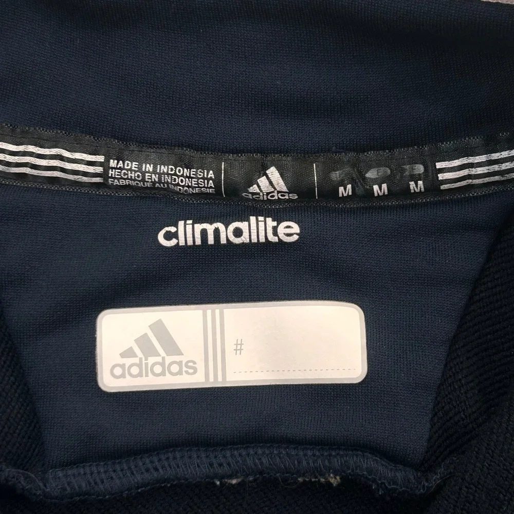 Adidas Notre Dame Pullover Quarter Zip Medium Navy Collegiate Gameday Sporty